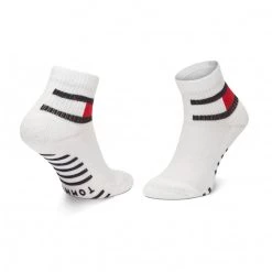 Accessoires Lot De 2 Paires De Chaussettes Hautes Enfant Tommy Hilfiger - 100002319 White 001 Blanc -Tommy Hilfiger Soldes 8720245082259 0 2pack different 0188