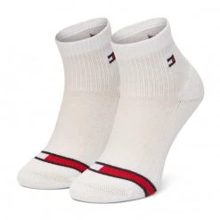 Accessoires Lot De 2 Paires De Chaussettes Hautes Enfant Tommy Hilfiger - 100002319 White 001 Blanc -Tommy Hilfiger Soldes 8720245082259 0 2pack different 0190