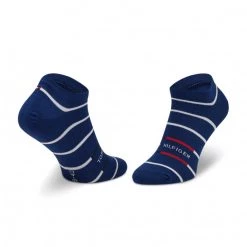 Accessoires Lot De 2 Paires De Chaussettes Basses Homme Tommy Hilfiger - 100002211 Blue Depths 003 Bleu Marine -Tommy Hilfiger Soldes 8720245082365 2pack different 026