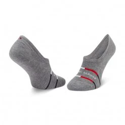 Accessoires Lot De 2 Paires De Socquettes Homme TOMMY HILFIGER - 100002213 Mid Grey Melange 004 Gris -Tommy Hilfiger Soldes 8720245082549 03 ms rz