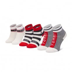 Accessoires Lot De 3 Paires De Chaussettes Basses Enfant Tommy Hilfiger - 100002326 Original 001 Multicolore