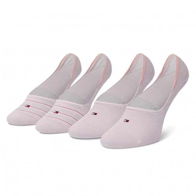 Accessoires Lot De 2 Paires De Socquettes Femme Tommy Hilfiger - 100002819 Pink 003 Rose 3 Accessoires Lot De 2 Paires De Socquettes Femme Tommy Hilfiger - 100002819 Pink 003 Rose