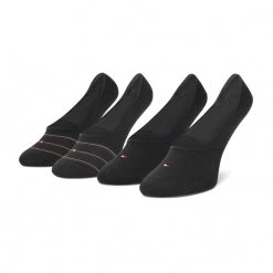 Accessoires Lot De 2 Paires De Socquettes Femme Tommy Hilfiger - 100002819 Black 004 Noir