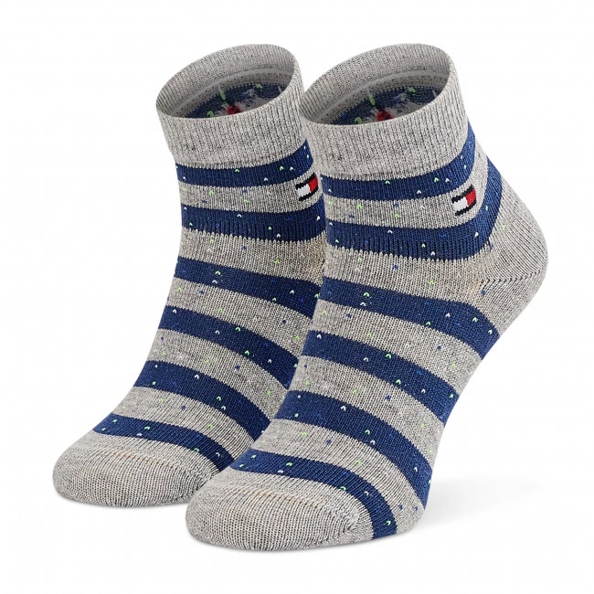 Accessoires Lot De 2 Paires De Chaussettes Hautes Enfant Tommy Hilfiger - 701210506 Blue Combo 003 Multicolore, Bleu 6 Accessoires Lot De 2 Paires De Chaussettes Hautes Enfant Tommy Hilfiger - 701210506 Blue Combo 003 Multicolore, Bleu – Image 4