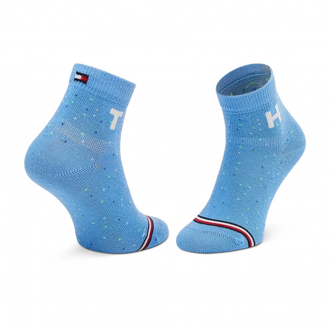 Accessoires Lot De 2 Paires De Chaussettes Hautes Enfant Tommy Hilfiger - 701210506 Blue Combo 003 Multicolore, Bleu 5 Accessoires Lot De 2 Paires De Chaussettes Hautes Enfant Tommy Hilfiger - 701210506 Blue Combo 003 Multicolore, Bleu – Image 3