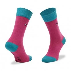 Accessoires Lot De 3 Paires De Chaussettes Hautes Enfant Tommy Hilfiger - 701210516 Pink 003 Rose -Tommy Hilfiger Soldes 8720245190695 0017