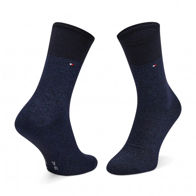 Accessoires Lot De 3 Paires De Chaussettes Hautes Femme Tommy Hilfiger - 701210532 Navy 002 Bleu Marine 6 Accessoires Lot De 3 Paires De Chaussettes Hautes Femme Tommy Hilfiger - 701210532 Navy 002 Bleu Marine – Image 4