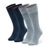 Accessoires Lot De 2 Paires De Chaussettes Hautes Homme Tommy Hilfiger - 100001496 Blue 022 Bleu Marine, Bleu -Tommy Hilfiger Soldes 8720245293792 2pack different 0152.1