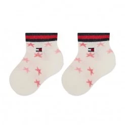 Accessoires Lot De 3 Paires De Chaussettes Basses Enfant Tommy Hilfiger - 701218363 Pink Combo 002 Beige, Rose -Tommy Hilfiger Soldes 8720245296717 3pack different 046 087
