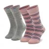 Accessoires Lot De 2 Paires De Chaussettes Hautes Enfant Tommy Hilfiger - 701218954 Light Grey Melange/Pink Rose, Gris -Tommy Hilfiger Soldes 8720245299879 2pack different 0072.1