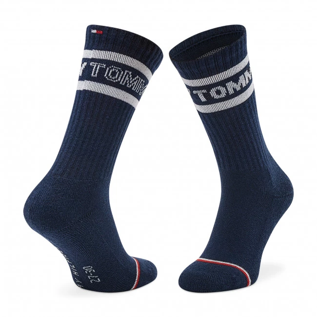 Accessoires Lot De 2 Paires De Chaussettes Hautes Enfant TOMMY HILFIGER - 701220264 Navy Combo 001 Blanc, Bleu Marine 5 Accessoires Lot De 2 Paires De Chaussettes Hautes Enfant TOMMY HILFIGER - 701220264 Navy Combo 001 Blanc, Bleu Marine – Image 3
