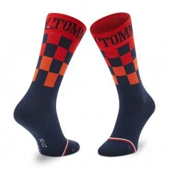 Accessoires Lot De 2 Paires De Chaussettes Basses Enfant TOMMY HILFIGER - 701220266 Orange 001 Bleu Marine, Orange -Tommy Hilfiger Soldes 8720245383059 2pack different 0059