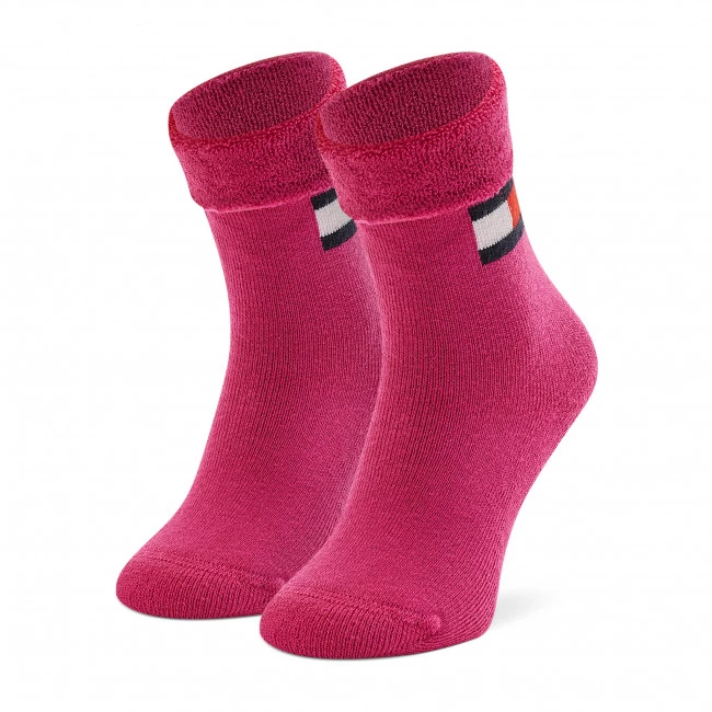 Accessoires Chaussettes Hautes Enfant TOMMY HILFIGER - 701220271 Magenta 001 Rose 3 Accessoires Chaussettes Hautes Enfant TOMMY HILFIGER - 701220271 Magenta 001 Rose