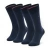 Accessoires Lot De 2 Paires De Chaussettes Hautes Homme TOMMY HILFIGER - 701220247 Vintage Indigo 003 Bleu Marine