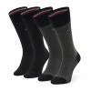 Accessoires Lot De 2 Paires De Chaussettes Hautes Homme Tommy Hilfiger - 701220247 Black 004 Noir