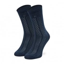Accessoires Chaussettes Hautes Femme TOMMY HILFIGER - 701220258 Navy 001 Bleu Marine