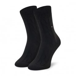 Accessoires Chaussettes Hautes Femme Tommy Hilfiger - 701220259 Black 004 Noir