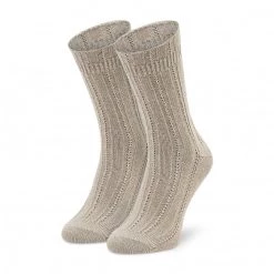 Accessoires Chaussettes Hautes Femme Tommy Hilfiger - 701220260 Beige 002 Beige