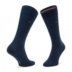 Accessoires Chaussettes Hautes Homme Tommy Hilfiger - 701220517 Navy/Rouge 002 Bleu Marine -Tommy Hilfiger Soldes 8720245386173 2pack different 0059