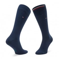 Accessoires Lot De 2 Paires De Chaussettes Hautes Homme TOMMY HILFIGER - 701220517 Green 003 Bleu Marine, Bleu -Tommy Hilfiger Soldes 8720245386197 2pack different 0011