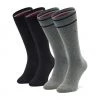Accessoires Chaussettes Hautes Homme Tommy Hilfiger - 701220517 Olive 004 Noir, Gris -Tommy Hilfiger Soldes 8720245386210 2pack different 0202.1