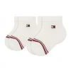 Accessoires Lot De 2 Paires De Chaussettes Hautes Enfant Tommy Hilfiger - 701220516 White 002 Blanc -Tommy Hilfiger Soldes 8720245386982 2pack same 0145