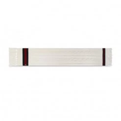 Accessoires Écharpe Tommy Hilfiger - Luxe Cable Scarf AW0AW13840 YBI Blanc -Tommy Hilfiger Soldes 8720641982559 2