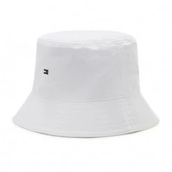 Accessoires Chapeau Tommy Hilfiger - Essential Flag Bucket AM0AM09481 YBR Blanc