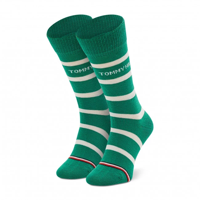 Accessoires Lot De 2 Paires De Chaussettes Hautes Enfant Tommy Hilfiger - 701220265 Green Combo 003 Multicolore, Gris, Vert 5 Accessoires Lot De 2 Paires De Chaussettes Hautes Enfant Tommy Hilfiger - 701220265 Green Combo 003 Multicolore, Gris, Vert – Image 3
