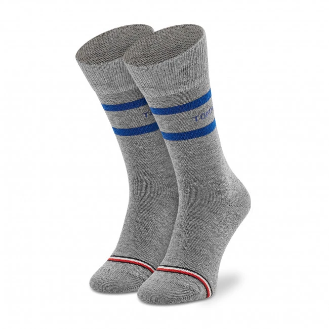 Accessoires Lot De 2 Paires De Chaussettes Hautes Enfant Tommy Hilfiger - 701220265 Green Combo 003 Multicolore, Gris, Vert 6 Accessoires Lot De 2 Paires De Chaussettes Hautes Enfant Tommy Hilfiger - 701220265 Green Combo 003 Multicolore, Gris, Vert – Image 4