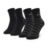 Accessoires Lot De 2 Paires De Chaussettes Hautes Femme Tommy Hilfiger - 701220252 Black 002 Noir -Tommy Hilfiger Soldes a 8720245385640 2pack different 0167.1