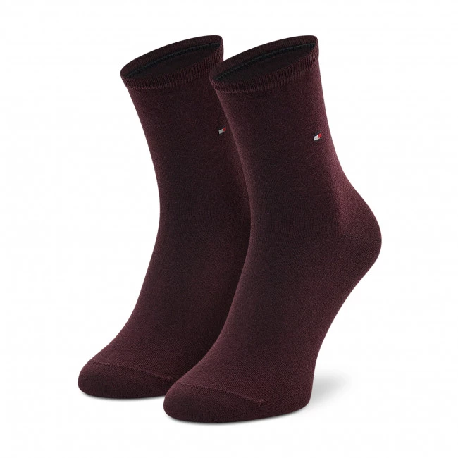 Accessoires Lot De 2 Paires De Chaussettes Hautes Femme Tommy Hilfiger - 701220252 Burgundy 004 Bordeaux 5 Accessoires Lot De 2 Paires De Chaussettes Hautes Femme Tommy Hilfiger - 701220252 Burgundy 004 Bordeaux – Image 3