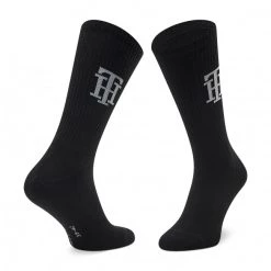 Accessoires Lot De 2 Paires De Chaussettes Hautes Homme TOMMY HILFIGER - 701221053 Black 004 Blanc, Noir, Multicolore -Tommy Hilfiger Soldes a 8720245386449 2pack different 0111