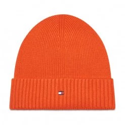 Accessoires Bonnet TOMMY HILFIGER - Essential Flag Beanie AM0AM10337 0JG Orange