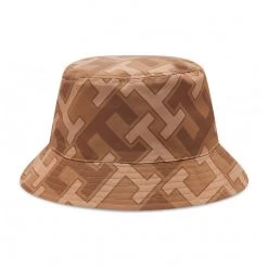 Accessoires Chapeau Tommy Hilfiger - Bucket Monogram Rev AM0AM10739 GWJ Marron -Tommy Hilfiger Soldes a 8720641979733 0201