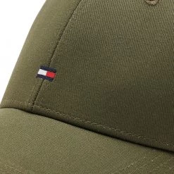Accessoires Casquette Tommy Hilfiger - Essential Flag AM0AM10355 RBN Vert -Tommy Hilfiger Soldes a 8720641979955 0042