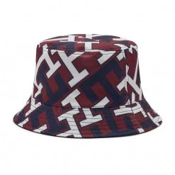 Accessoires Chapeau TOMMY HILFIGER - Bucket Monogram Rev AM0AM10739 0GZ Multicolore -Tommy Hilfiger Soldes a 8720641980173 0166