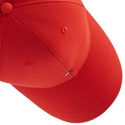 Accessoires Casquette Tommy Hilfiger - Essential Flag AM0AM10355 XNJ Rouge -Tommy Hilfiger Soldes a 8720641980579 0030