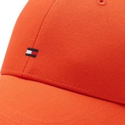 Accessoires Casquette Tommy Hilfiger - Essential Flag AM0AM10355 SCZ Orange -Tommy Hilfiger Soldes a 8720641981118 0002