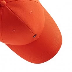 Accessoires Casquette Tommy Hilfiger - Essential Flag AM0AM10355 SCZ Orange -Tommy Hilfiger Soldes a 8720641981118 0005