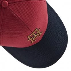 Accessoires Casquette Tommy Hilfiger - Prep Mono AM0AM10339 XJS Bordeaux -Tommy Hilfiger Soldes a 8720641982801 0025