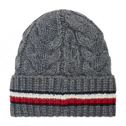 Accessoires Bonnet Tommy Hilfiger - Premium AM0AM10494 P03 Gris -Tommy Hilfiger Soldes a 8720641983075 0118